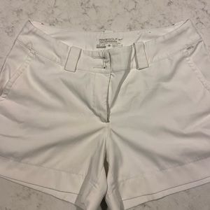 White Nike Golf Shorts
